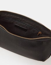 Resin Chain Strap Shoulder Bag, Black (BLACK), large