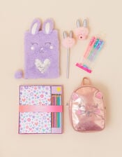 Girls Rabbit Stationery Set, , large