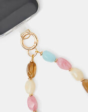 Chunky Resin Beaded Wrist Phone Strap, , large