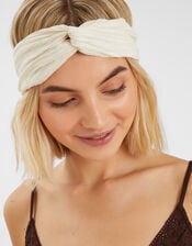 Textured Knot Bando Headband, , large