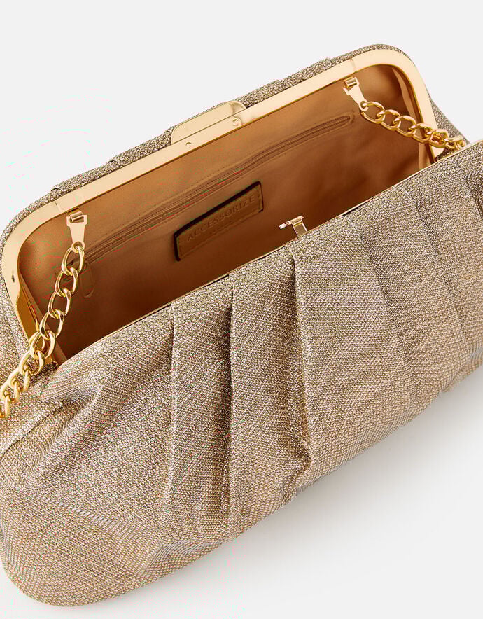 Glitzy Frame Clutch Clutch bags Accessorize UK