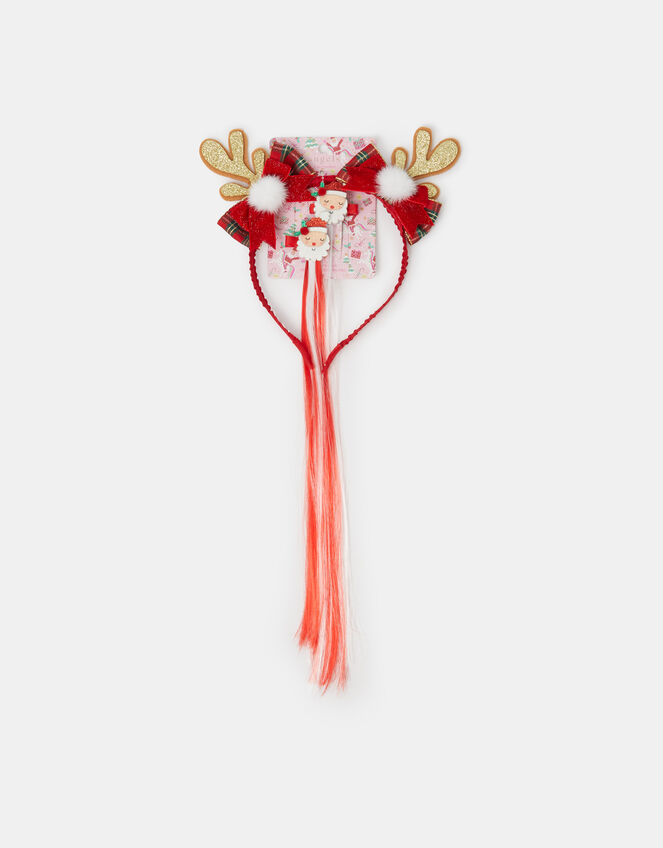 Fake Hair Clip & Hairband Christmas Bundle, , large