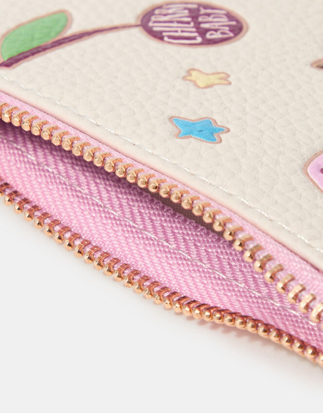 Cherry Print Card Holder, , large