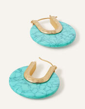 Resin Circle Earrings, , large
