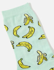 Totally Bananas All-Over Socks, Green (GREEN), large