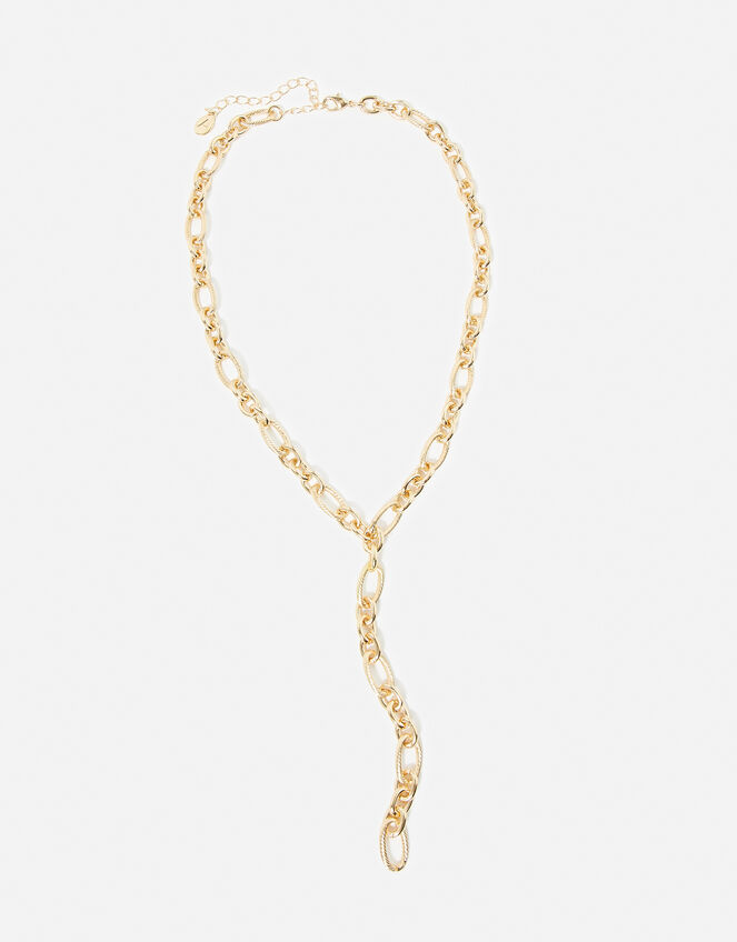 Blue Harvest Y Chain Necklace, , large