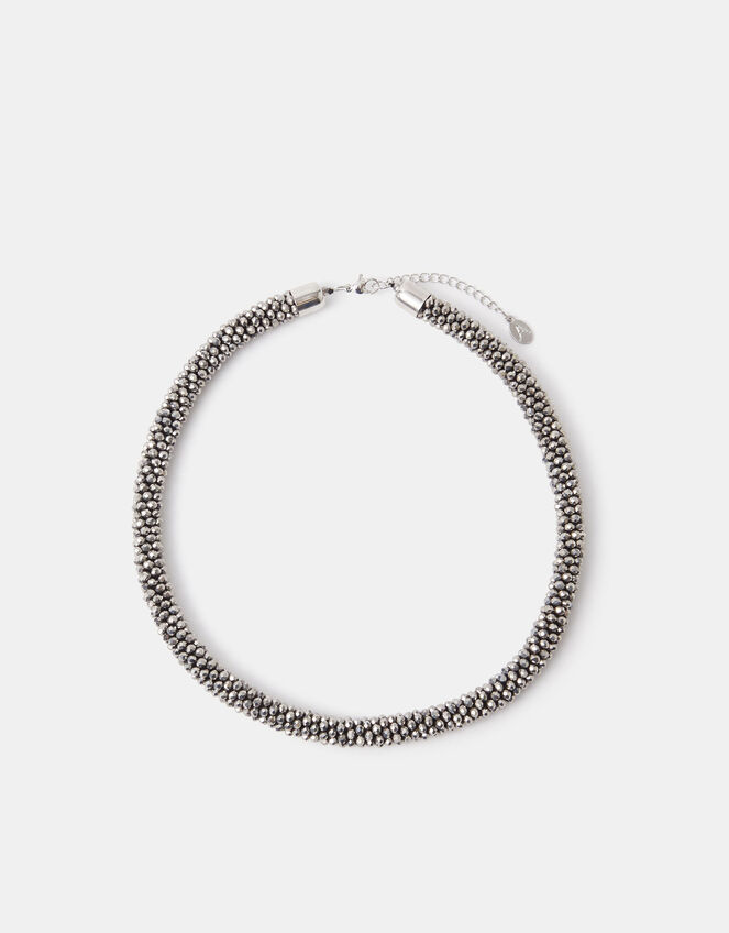 Chunky Bead Collar Necklace, , large