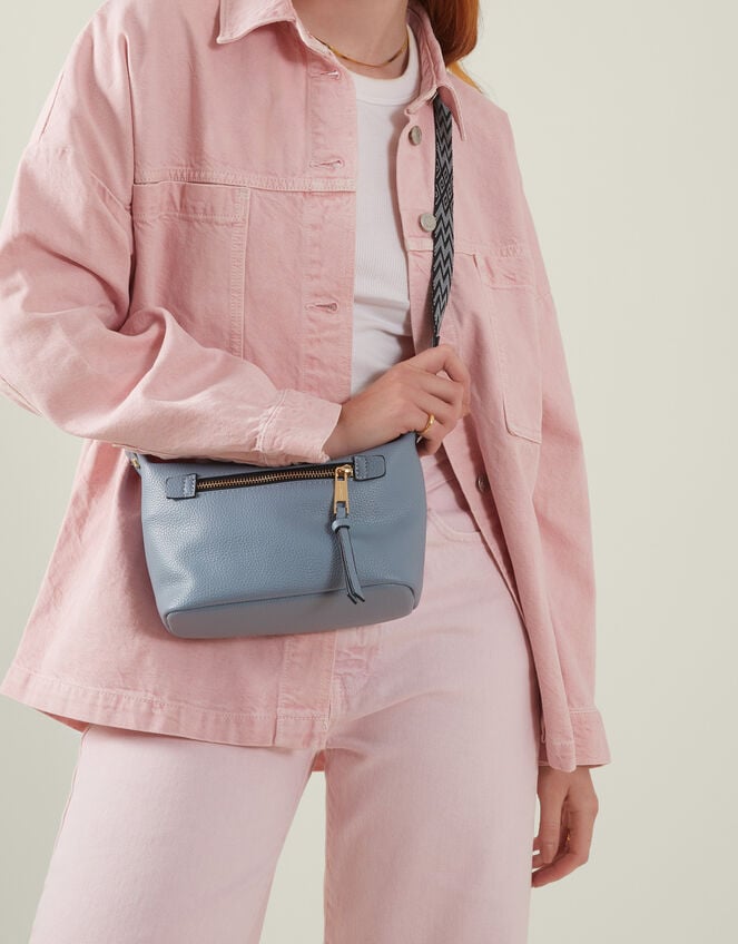 Mini Cross-Body Bag , Blue (BLUE), large