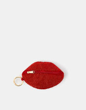 Beaded Lips Coin Purse, , large