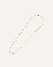 Long Beaded Rope Necklace, , large