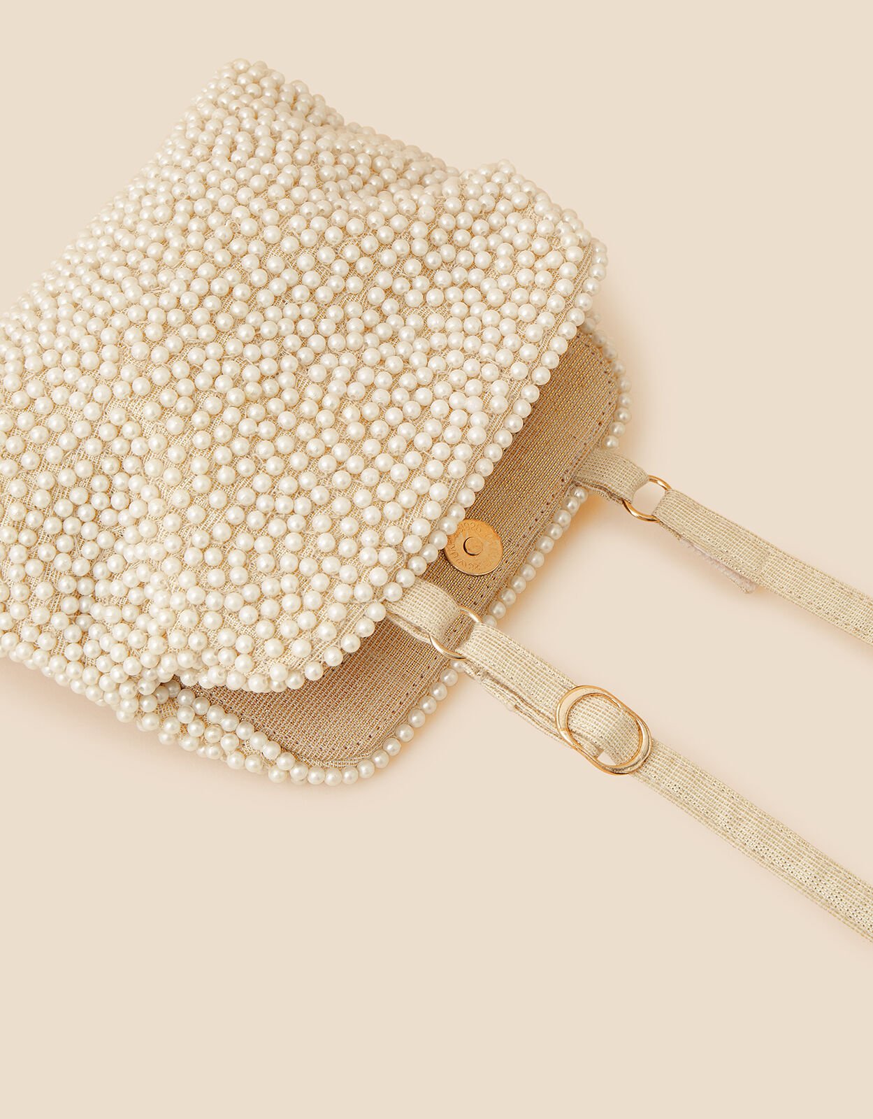 Girls Pearl Encrusted Bag