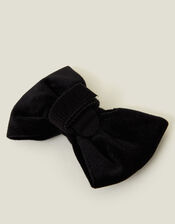 Cocopup London Dogs Velvet Bow Tie Black, , large