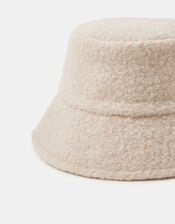 Faux Shearling Bucket Hat, , large