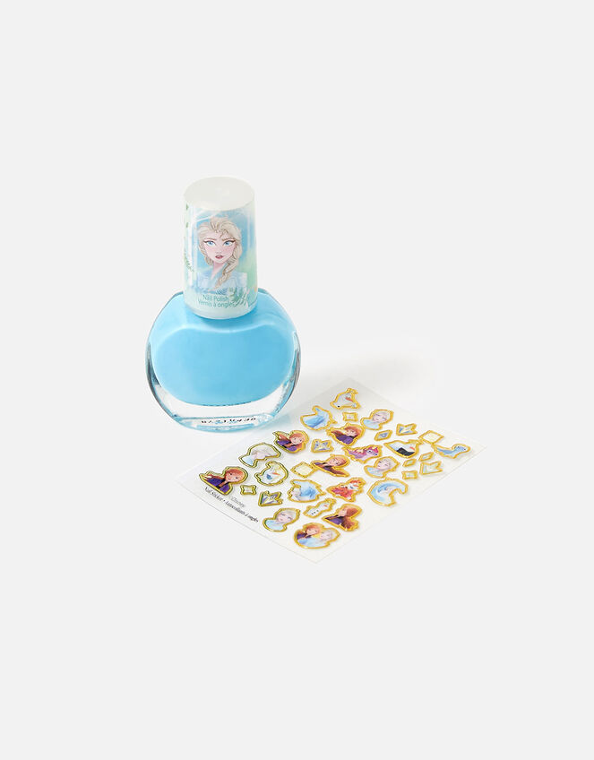 Girls Frozen 2 Nail Polish and Sticker Set, , large