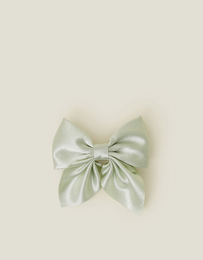Girls Bow Barrette Hair Clip, , large