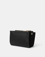 Double Zip Crossbody Bag, , large