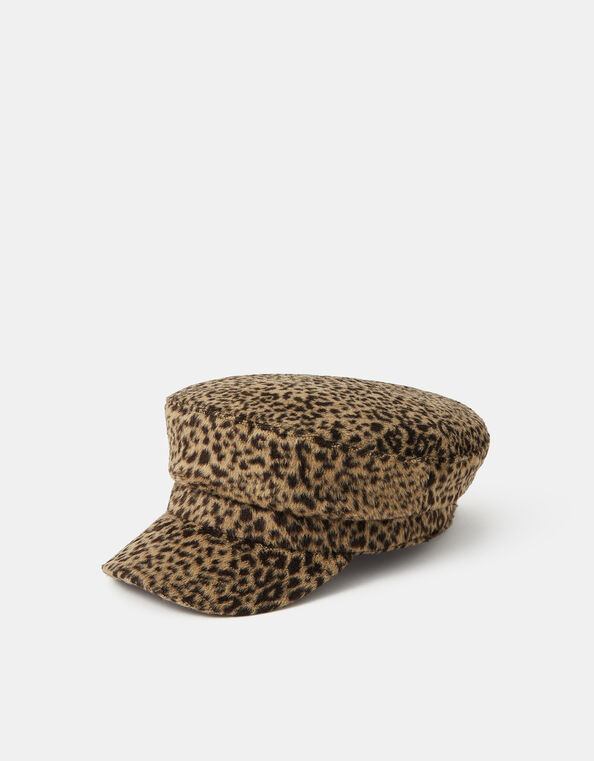 Cheetah Print Baker Boy Hat, , large