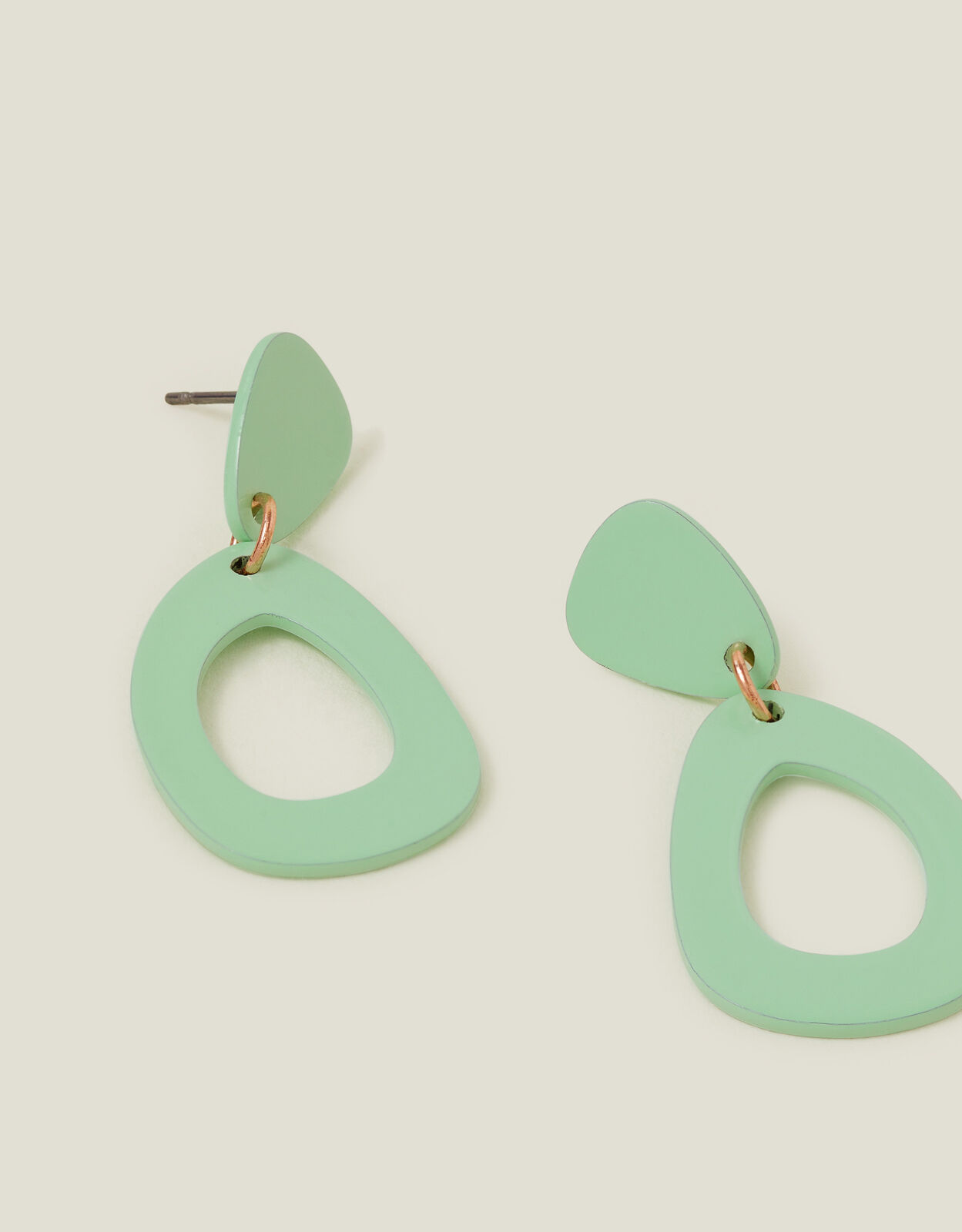 Accessorize twisted circle shop drop earrings