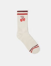 Accessorize x Good Manners Cherry Socks, , large