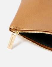 Foldover Clutch Bag, Bronze (BRONZE), large