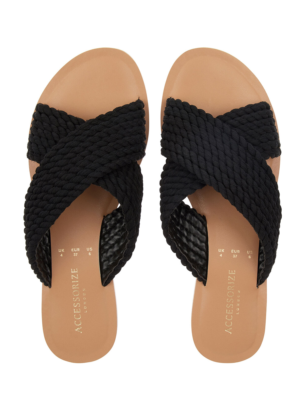 Black cross sliders new arrivals