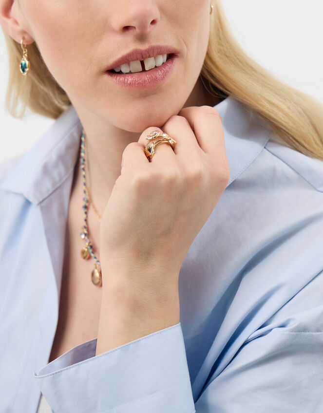 3-Pack Ocean Rings, Gold (GOLD), large