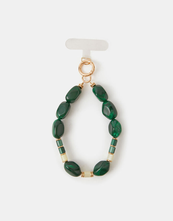 Chunky Bead Phone Wrist Strap, , large