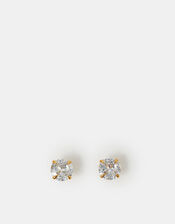 14ct Gold-Plated Large Bling Stud Earrings, , large