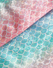 Girls Mermaid Bikini Set, Multi (PASTEL MULTI), large