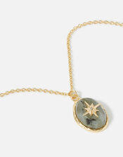 Stone Star Pendant Necklace, , large