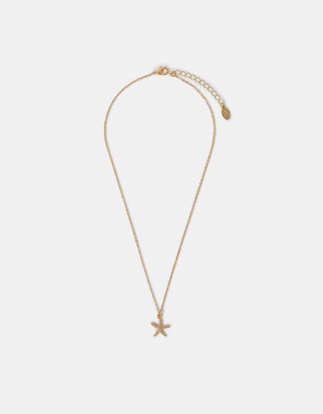 Starfish Pendant Necklace, , large