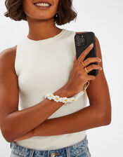 Macrame Daisy Phone Wrist Strap, , large