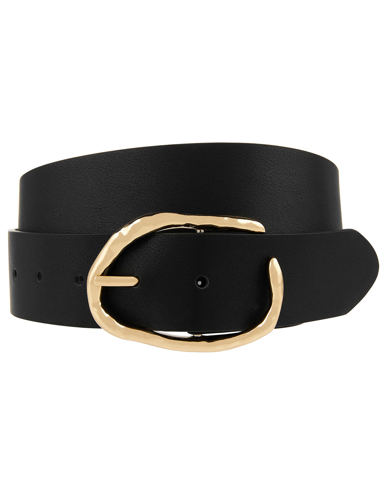 Organic Metal Buckle Belt Black Belts Accessorize ROI