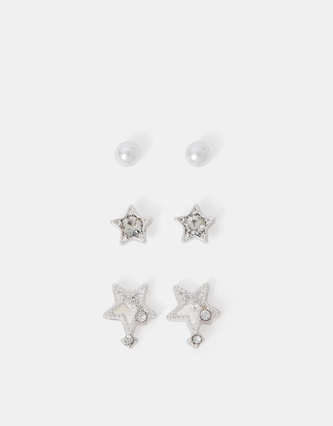 3-Pack Shooting Star Stud Earrings, , large