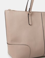 Plain Tote Bag, Brown (MOCHA), large