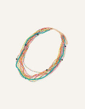 Mega Beaded Layered Necklace, , large