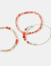 3-Pack Beaded Bracelets, , large