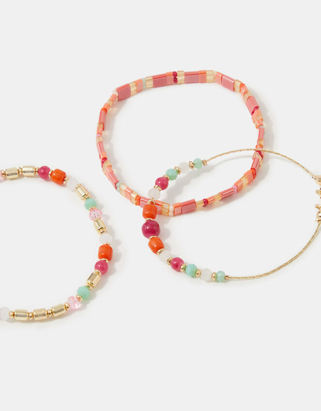 3-Pack Beaded Bracelets, , large
