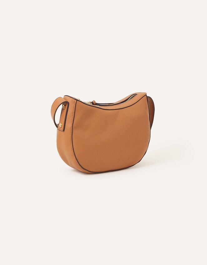 Scoop Cross-Body Bag, Tan (TAN), large