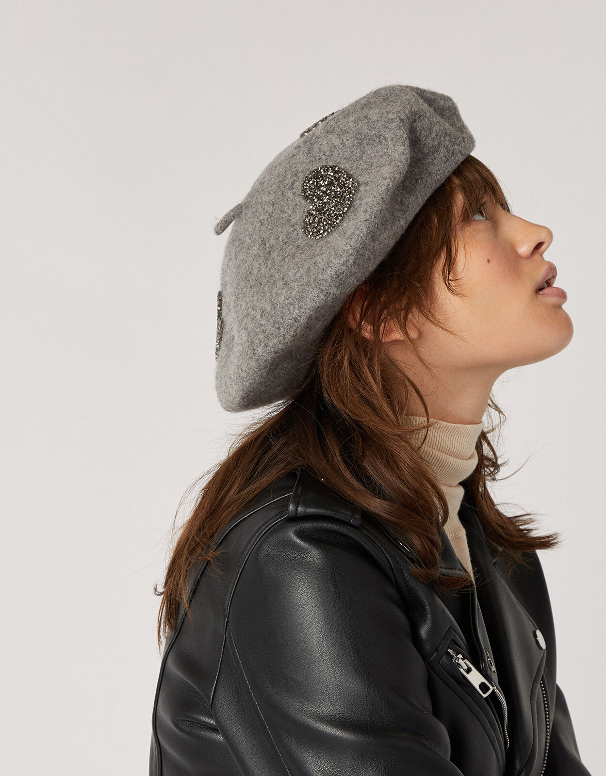 Sparkle Heart Beret | Hats