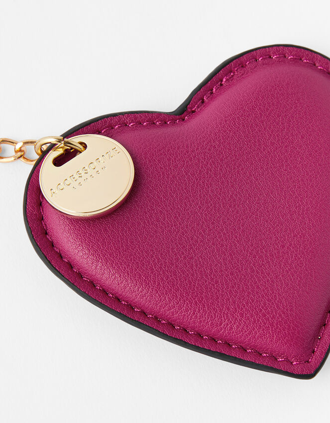 Heart Keyring, Red (BERRY), large