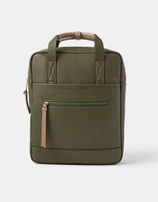 Pocket Top Handle Backpack, Green (KHAKI), large