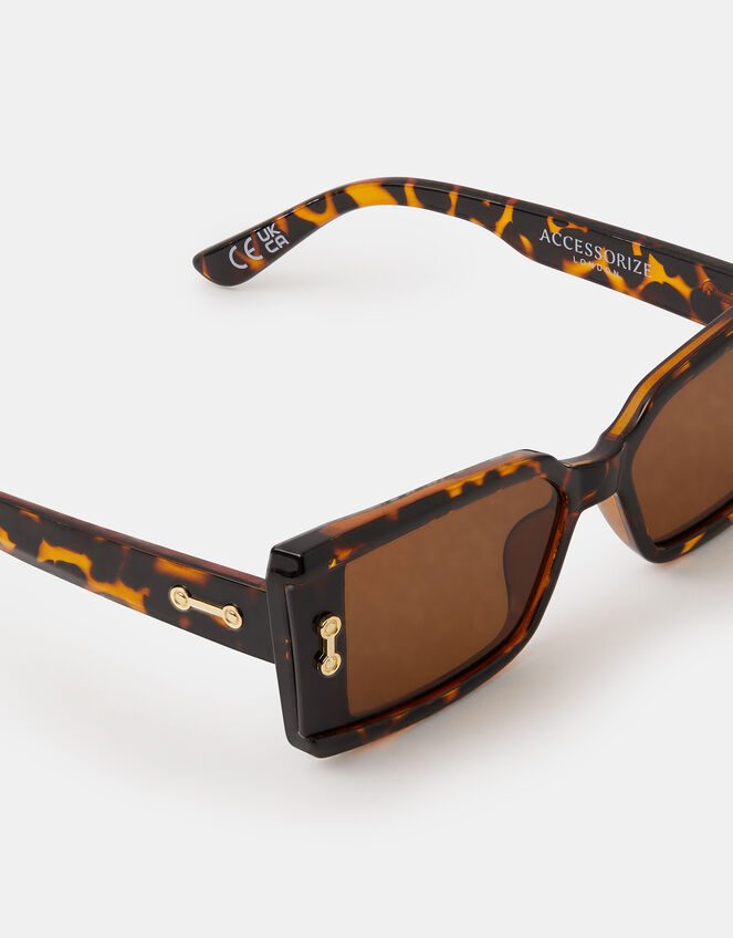 Tort Square Sunglasses, , large