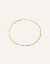 14ct Gold-Plated Snake Chain Necklace, , large
