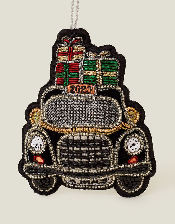 Embellished London Taxi Hanging Decoration, , large