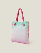 Girls Fruit Print Shopper Bag, , large