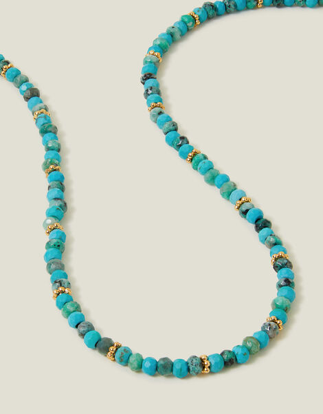 14ct Gold-Plated Beaded Necklace, , large