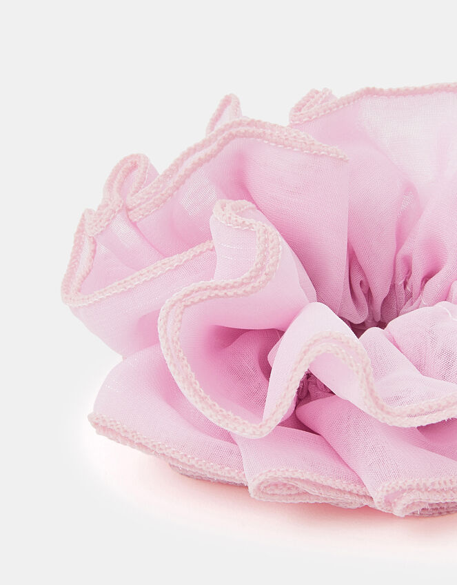 Oversized Ruffle Hair Scrunchie, , large