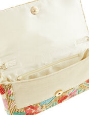 Tasmin Floral Embellished Clutch Bag, , large