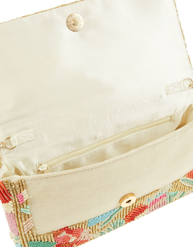 Tasmin Floral Embellished Clutch Bag, , large